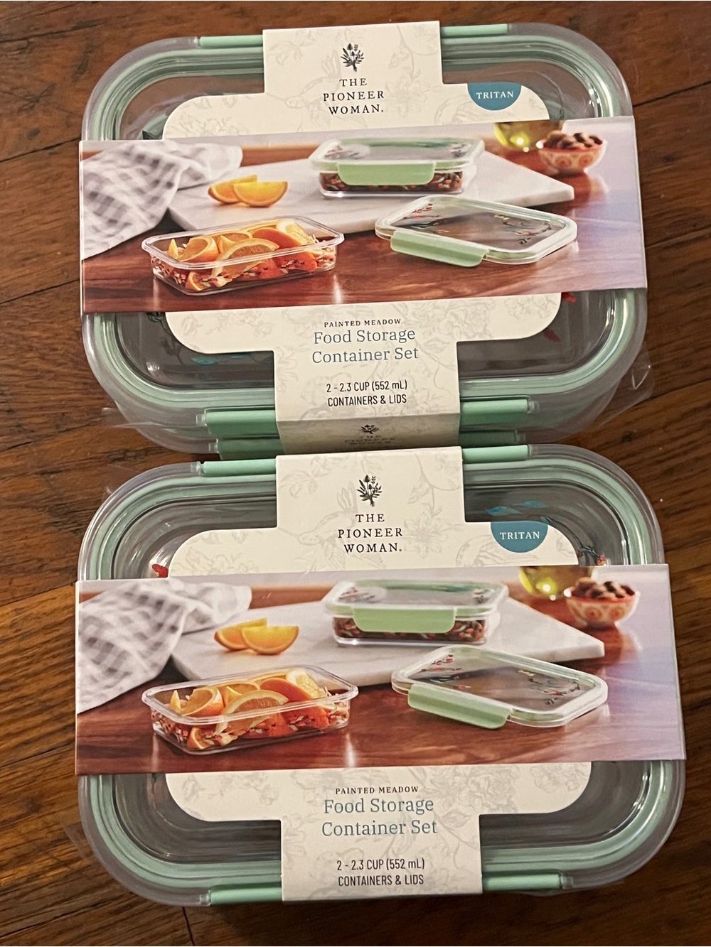 4 Pioneer Woman Food Storage Containers New
